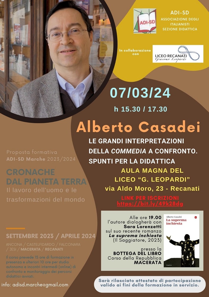 Recanati. iniziativa Dantedì