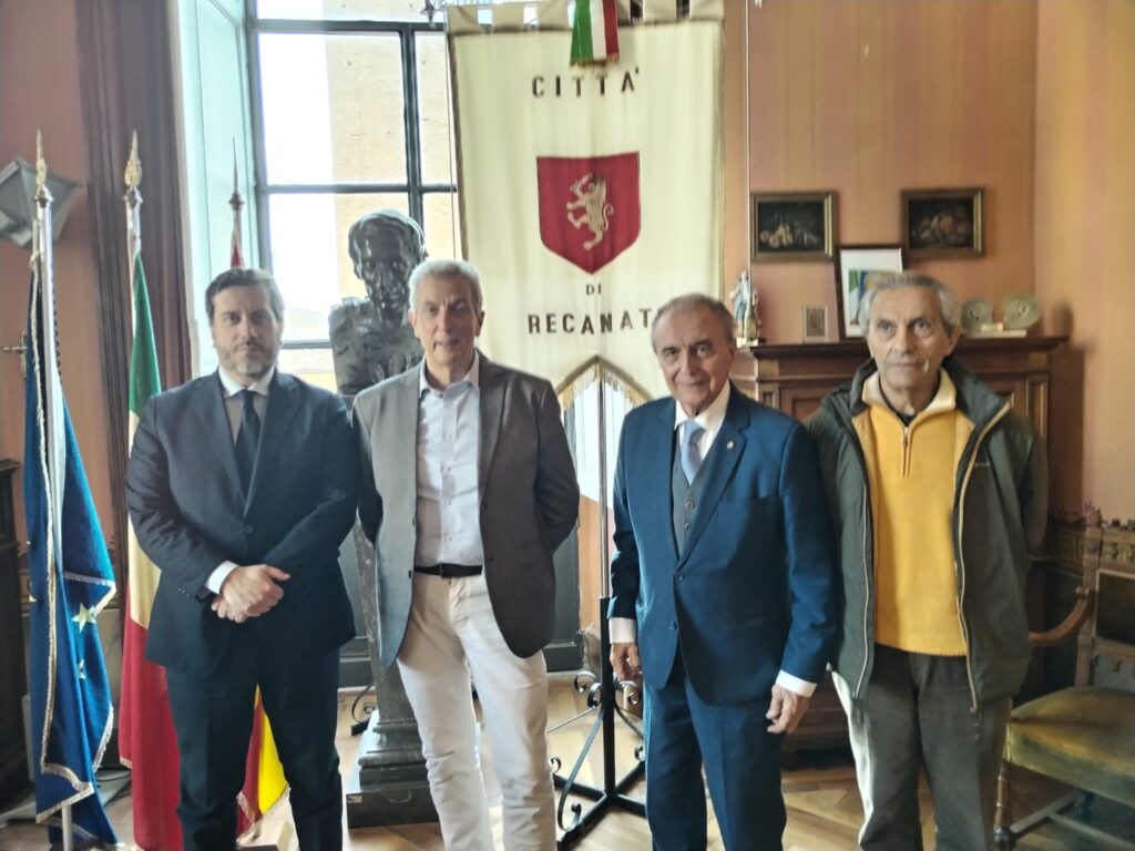 Visita a Recanati del portavoce Unicef Andrea Iacomini