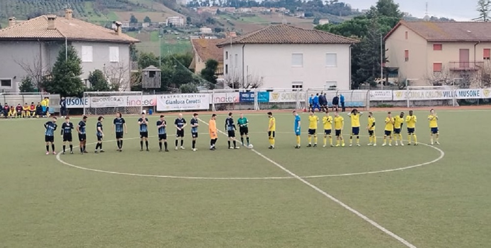 Il Villa Musone viene fermata dalla Nuova Sirolese