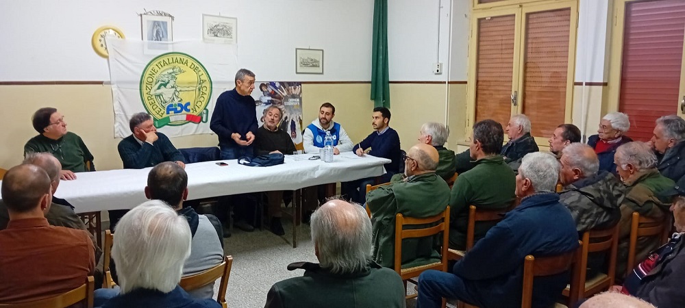 Rinnovo delle cariche sociali per la sezione comunale della Federcaccia Macerata