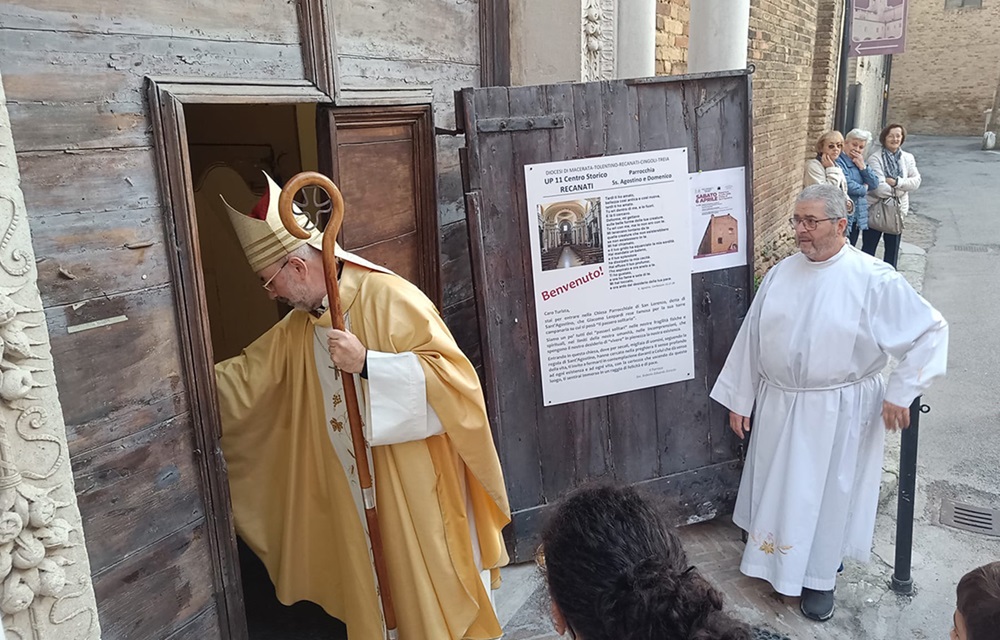 Recanati: riaperta la Chiesa di Sant’Agostino