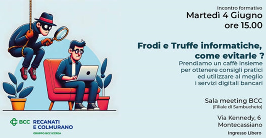 BCC Recanati e Colmurano: Incontro formativo sulle frodi e truffe informatiche