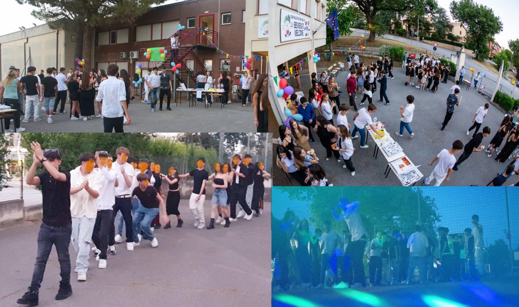 Le terze medie della scuola “Patrizi” di Recanati chiudono l’anno scolastico con una grande festa