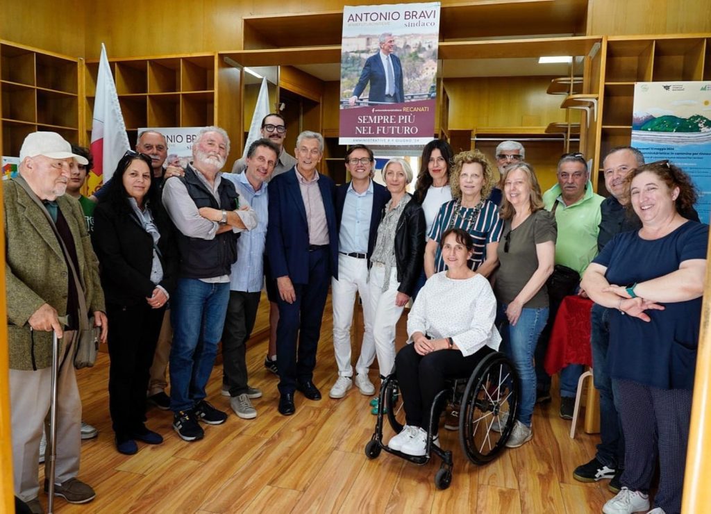 Elezioni comunali Recanati. Il Sindaco di Firenze Dario Nardella in visita a Recanati