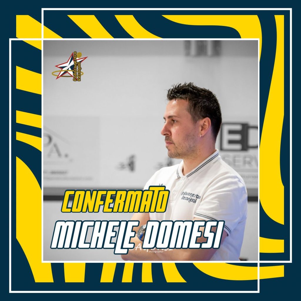 Michele Domesi confermato nello staff tecnico della Svethia Recanati