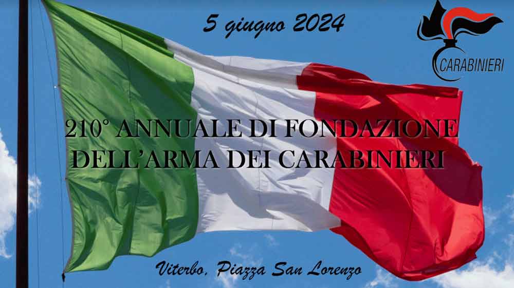 210° Annuale della Fondazione dell’Arma dei Carabinieri: encomio a Silvio Mascia e Gabriele Trane.