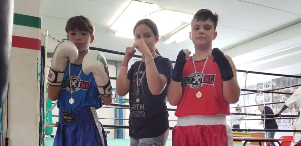 Affermazioni altisonanti per tre giovani della Canappa boxing