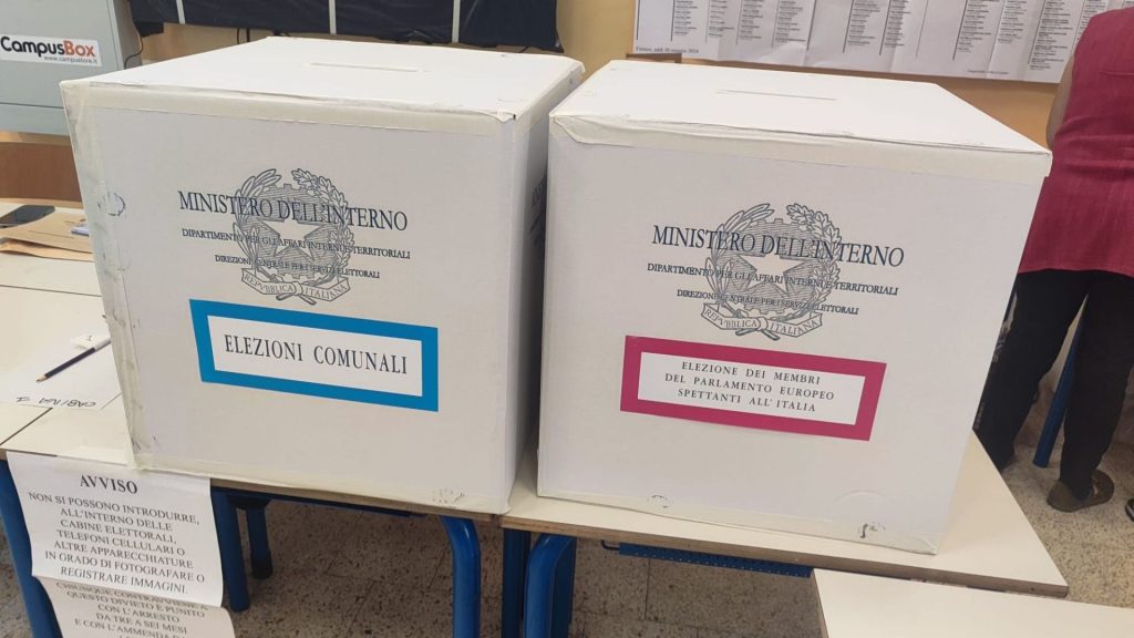 Alle ore 23 di domenica 9 giugno la percentuale dei votanti a Recanati per le comunali è del 57,83