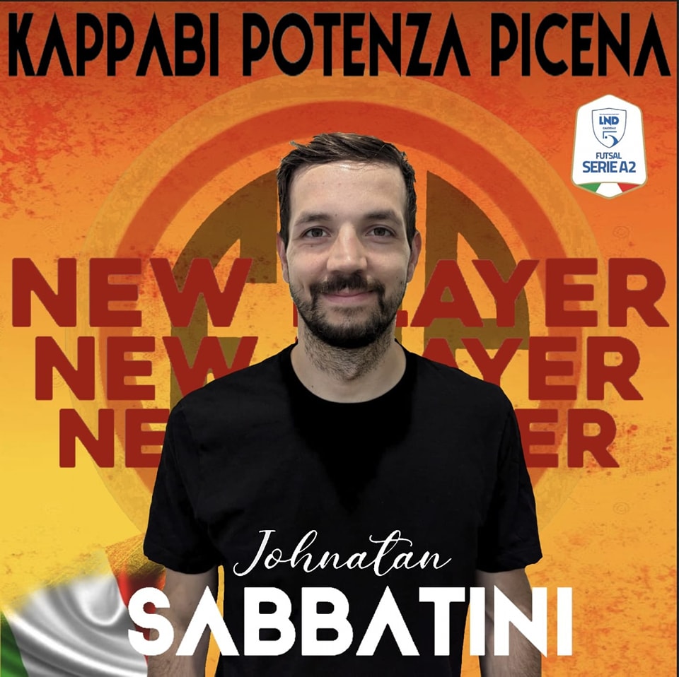 Jonathan Sabbatini nuovo innesto in casa Kappabi Futsal Potenza Picena