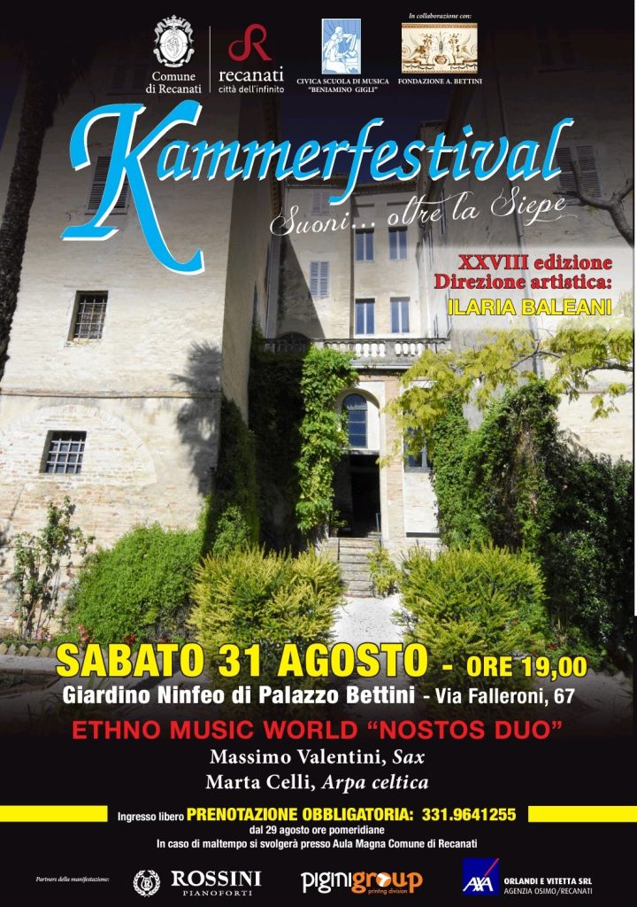 5° appuntamento Kammerfestival a Recanati