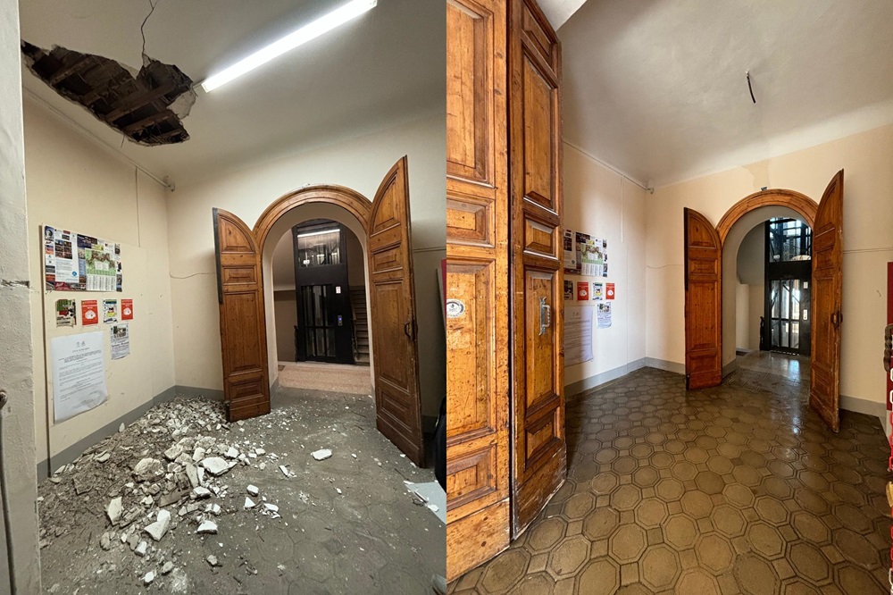 Ripristinata la fruibilità dell’ingresso principale del Palazzo Comunale