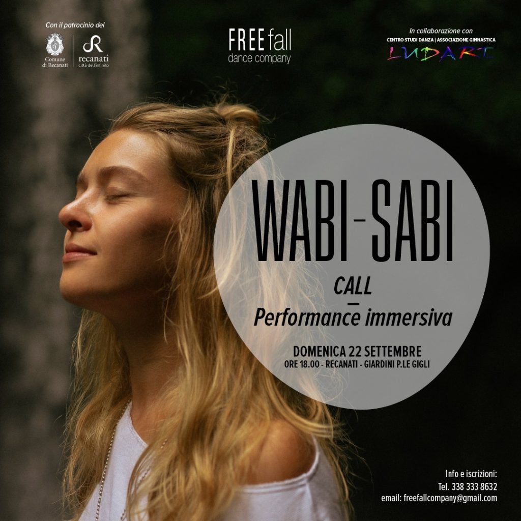 Nel centro storico di Recanati domani il progetto performativo di danza “Wabi- sabi”