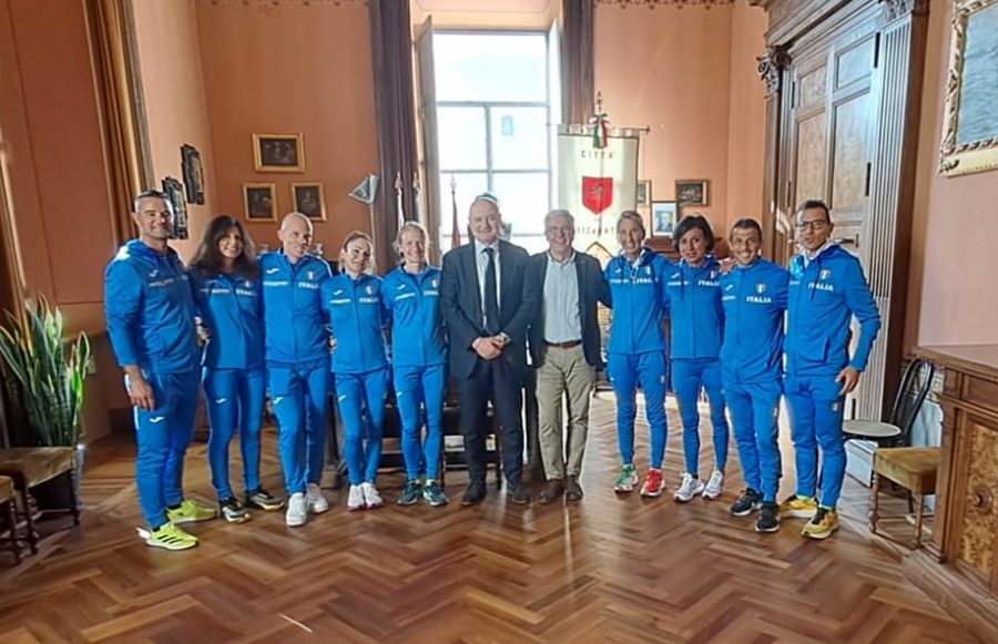 A Recanati in visita la Nazionale italiana dei 100 km