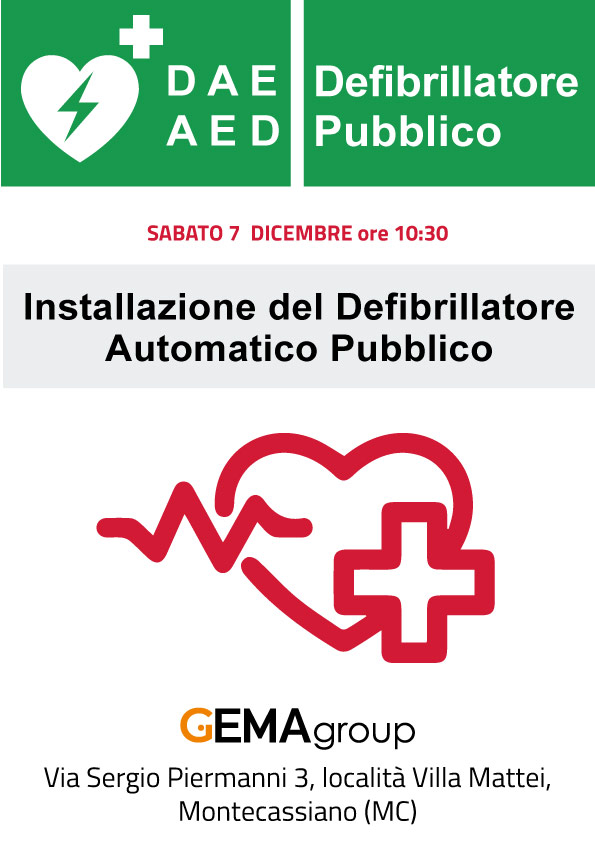Un Defibrillatore per la Comunità di Montecassiano