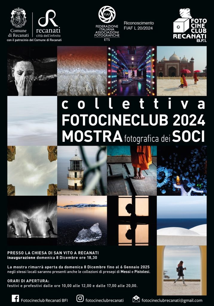 Recanati. Mostra fotografica del Foto Cine Club