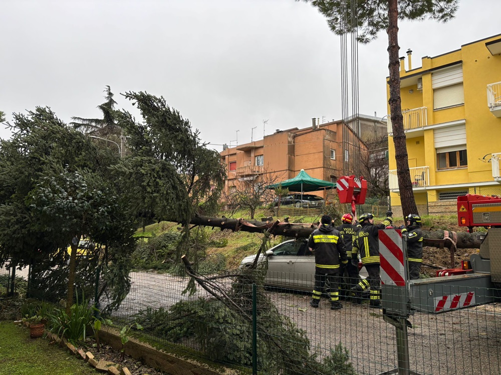 Recanati. I danni causati dal maltempo di queste ultime ore