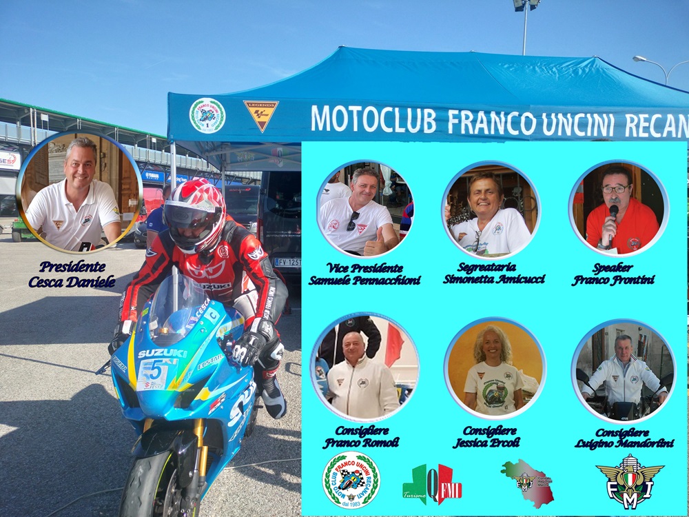 Il Motoclub Franco Uncini rinnova il direttivo – Cesca Daniele confermato presidente