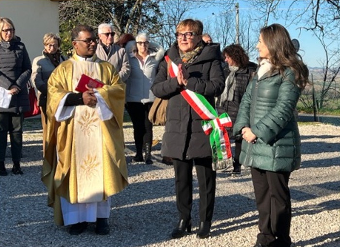Inaugurazione del Nuovo Campanile a Osteria Nuova di Montefano