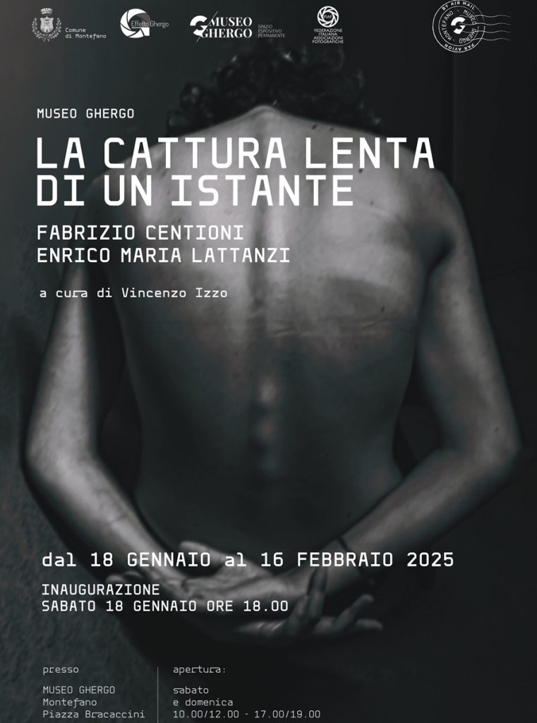 “La Cattura Lenta di un Istante” – Fabrizio Centioni ed Enrico Maria Lattanzi al Museo Ghergo a Montefano