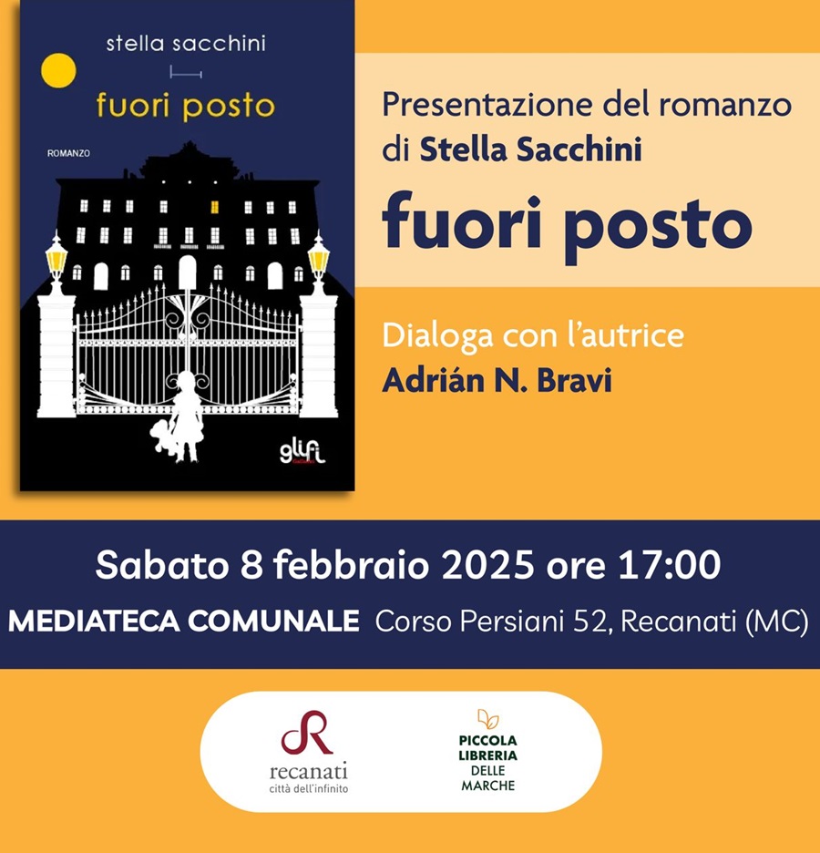 Stella Sacchini presenta ‘Fuori Posto’ con Adrian N. Bravi