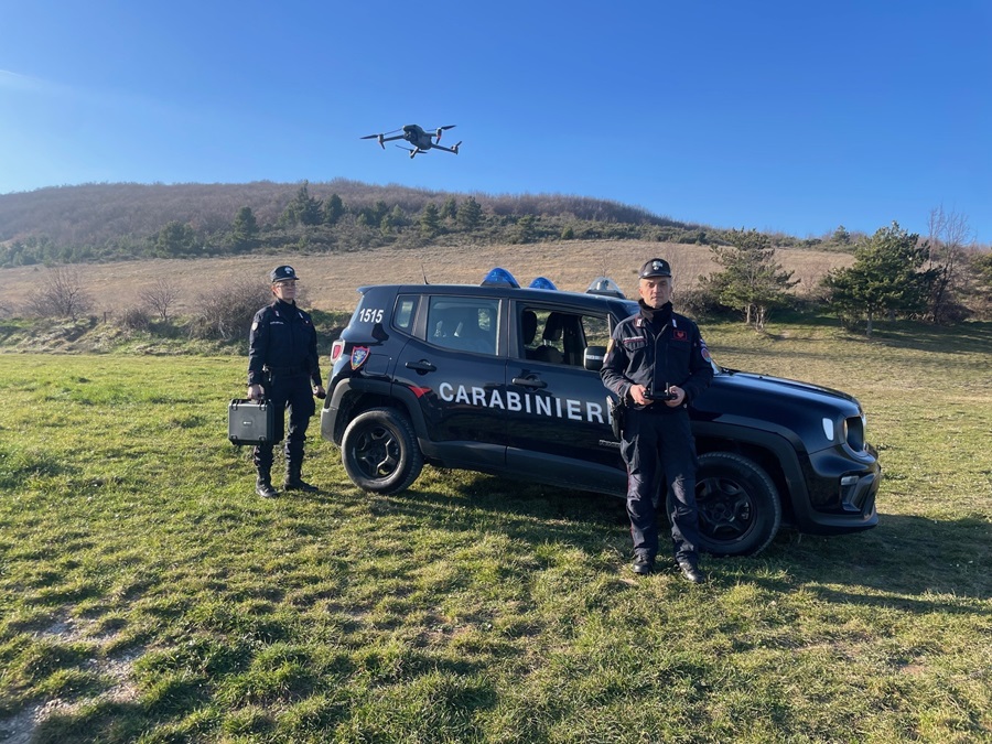 Un drone al servizio della tutela ambientale e del controllo del territorio per i carabinieri Forestali