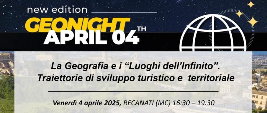 Recanati. I ‘luoghi dell’Infinito’ protagonisti domani di GeoNight 2025