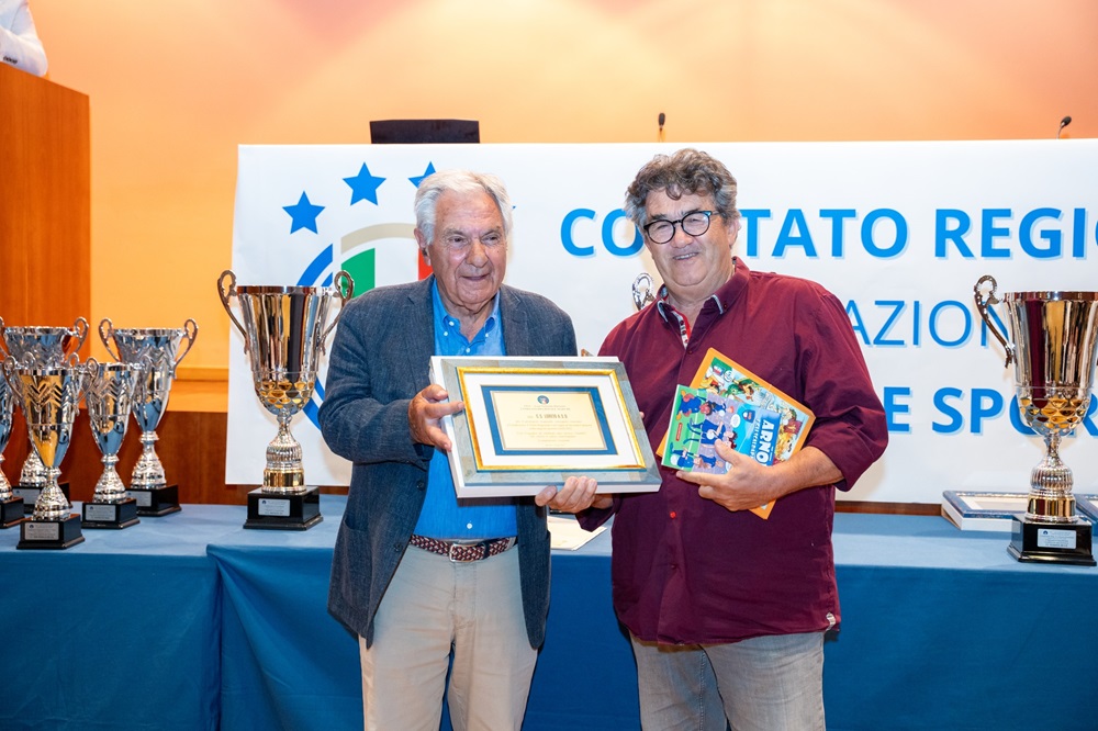 C.S.Loreto premiato dal Comitato Regionale Marche per il triplete