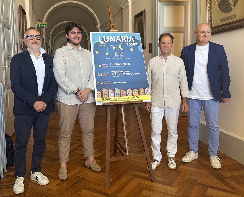 Il Comune di Recanati presenta il cartellone di Lunaria 2025