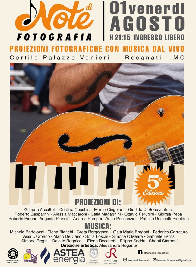 Recanati: “Note di fotografia” al cortile di Palazzo Venieri