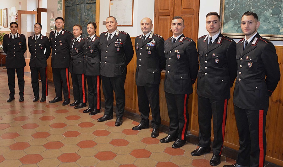 Comando Provinciale Carabinieri di Macerata – Arrivo in provincia di otto Marescialli.