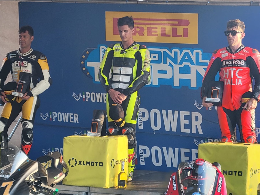 Mattia Volpi del Moto Club Franco Uncini di Recanati conquista Misano