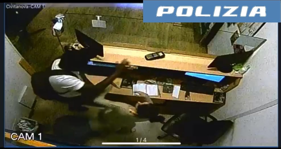 Rapina una sala scommesse, identificato dalla Polizia di Stato e denunciato un ventenne a Civitanova Marche