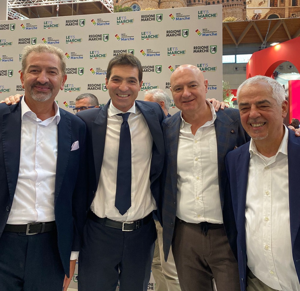 Il Sindaco di Recanati Emanuele Pepa alla Fiera del Turismo a Rimini