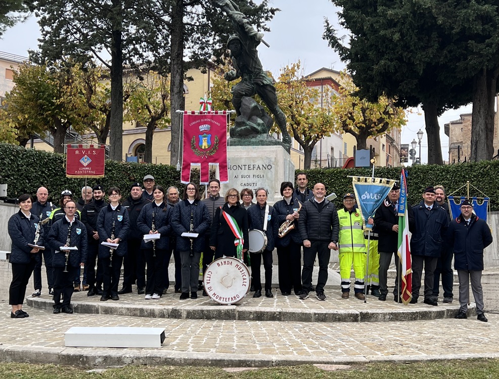Montefano, solenne celebrazione per la Giornata dell’Unità Nazionale e delle Forze Armate