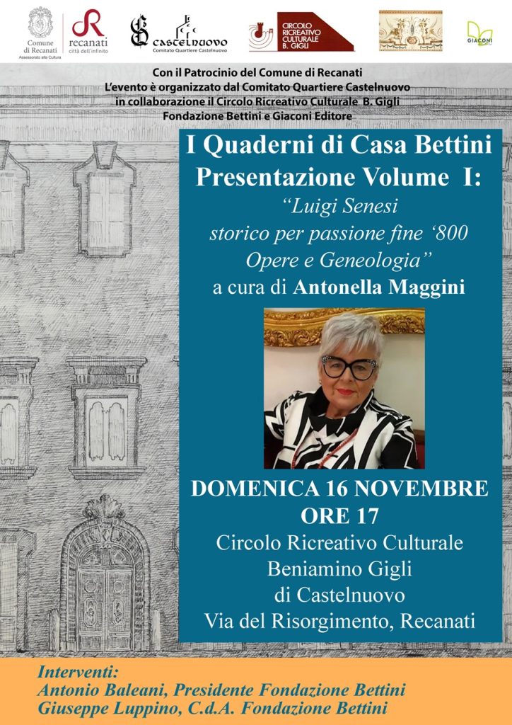 I Quaderni di Casa Bettini: un viaggio nella storia di Recanati