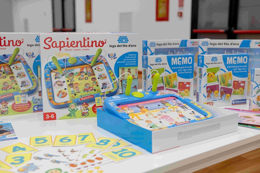 Clementoni e Lega del Filo d’Oro insieme per il lancio di una versione speciale di Sapientino
