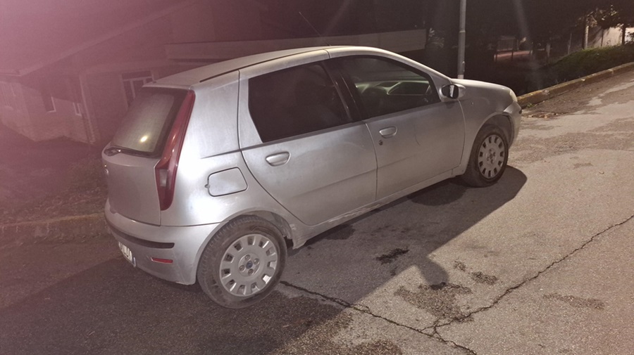 Ritrovata l’auto rubata alla Croce Gialla: era stata abbandonata a Fonti San Lorenzo