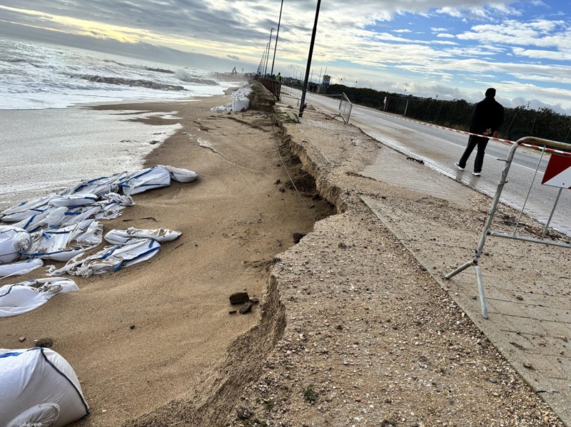 APPROVATI I LAVORI DI SOMMA URGENZA PER LA MESSA IN SICUREZZA DELLA STRADA PROVINCIALE 100 A PORTO RECANATI