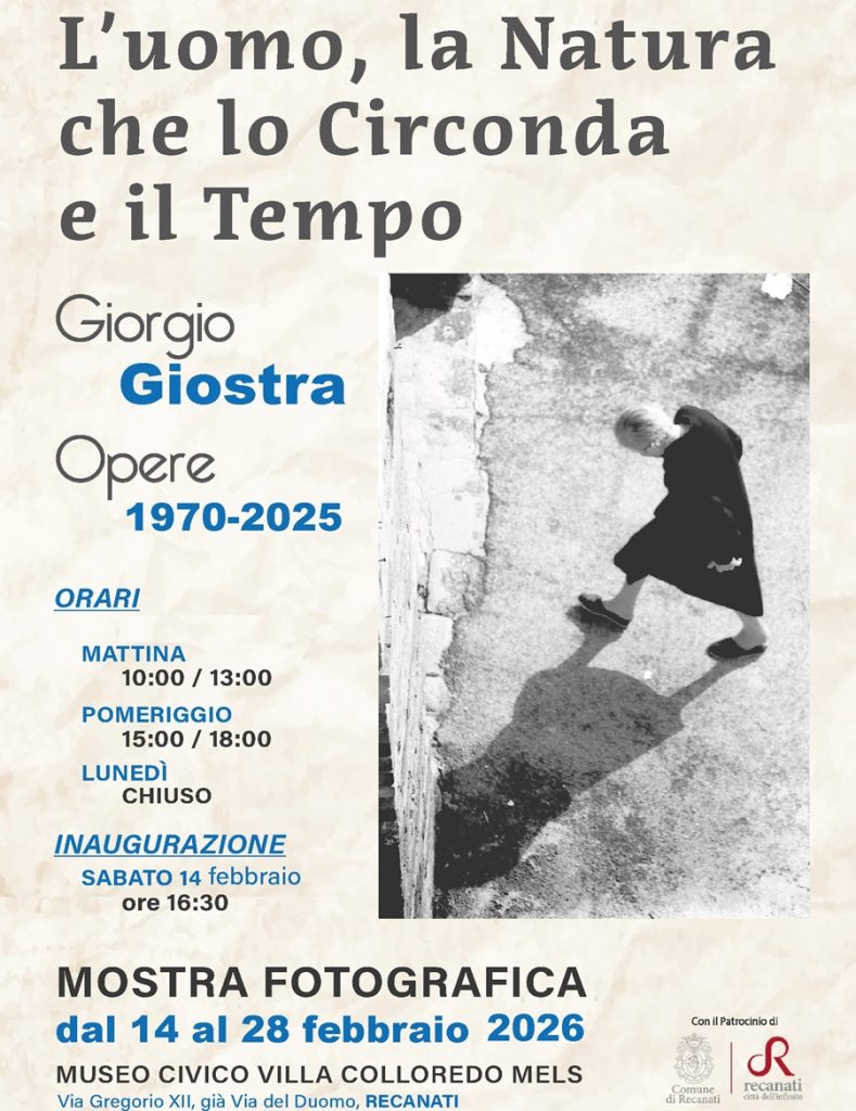 Dal 14 febbraio le foto di Giorgio Giostra a Villa Colloredo Mels a Recanati