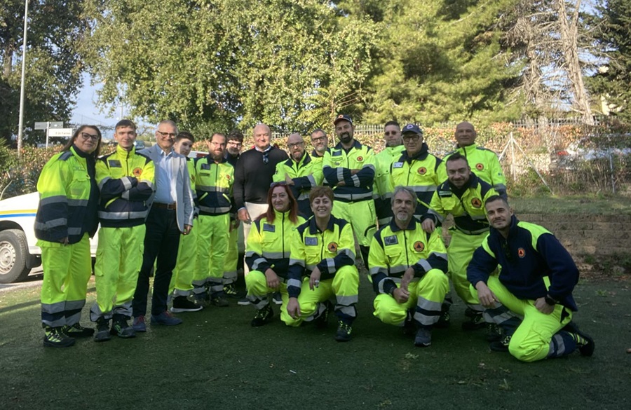 Recanati, incontro in Comune con i volontari della Protezione Civile