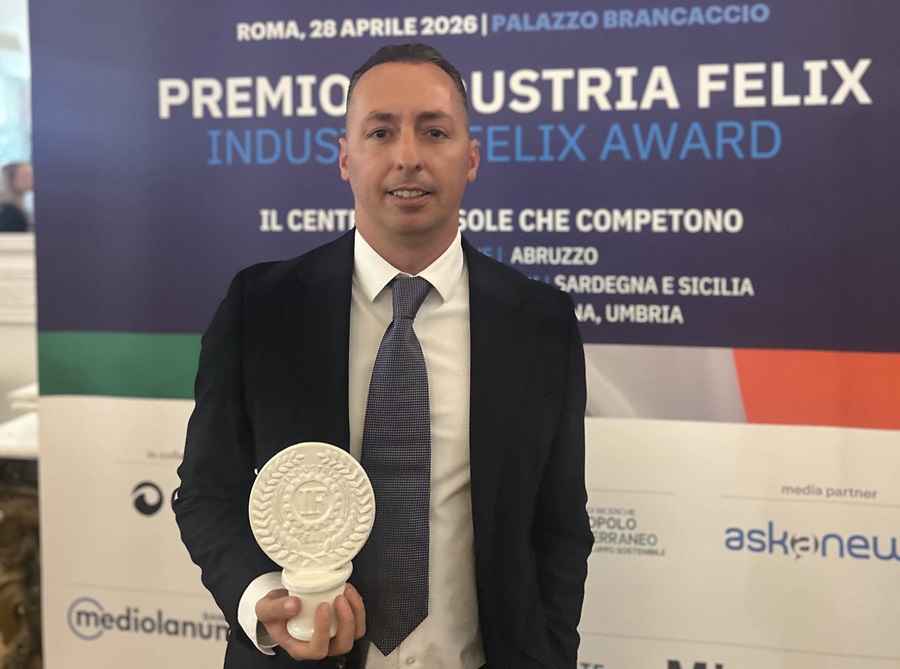 CMA srl riceve l’Alta Onorificenza di Bilancio del Premio Industria Felix